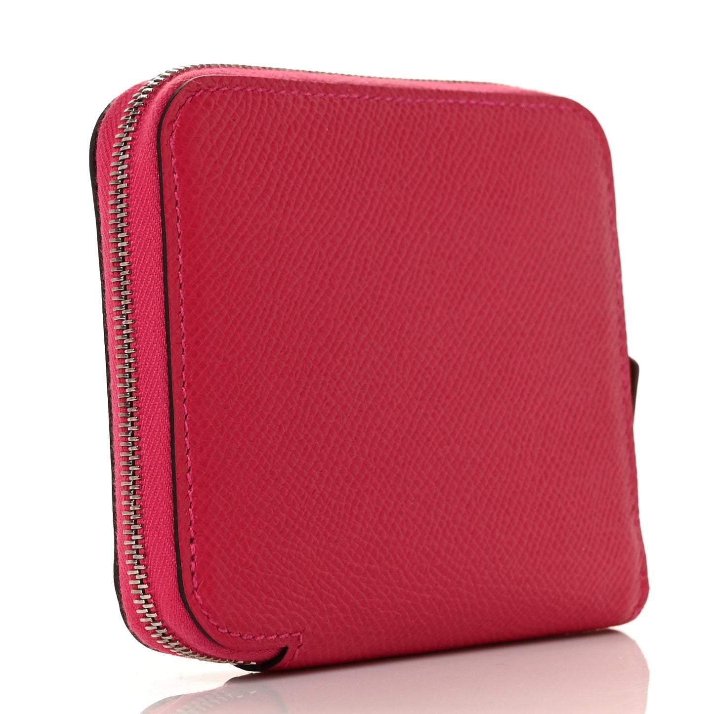 Epsom Silk'In Compact Wallet Framboise Nata