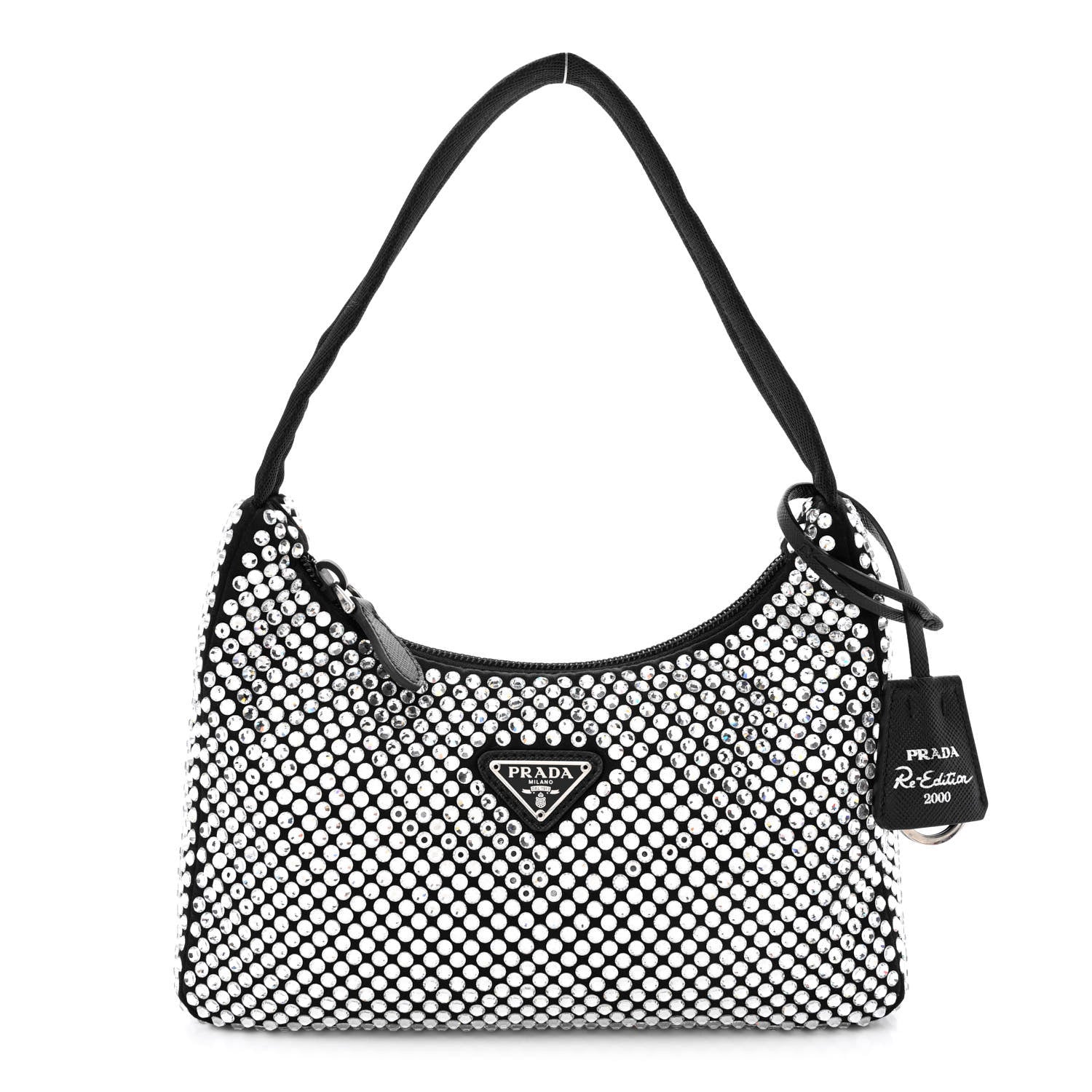 Prada Satin Crystal Mini Re-Edition 2000 Bag Cristal 1 of 10