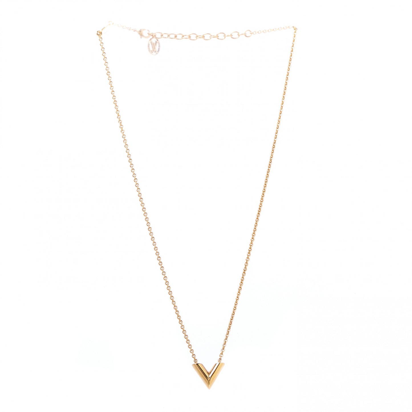 Essential V Necklace Gold