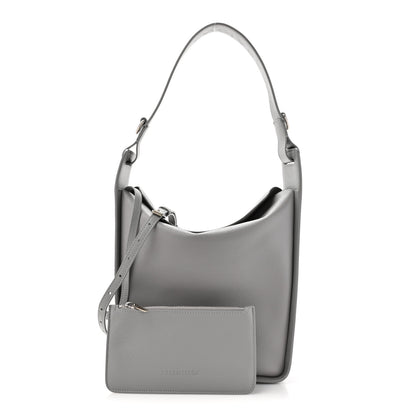 Balenciaga Calfskin Logo Embossed Small Tool 2.0 North-South Tote Balenciaga Grey 3 of 17
