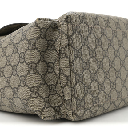 Gucci GG Plus Monogram Messenger Diaper Bag Dark Brown 9 of 11