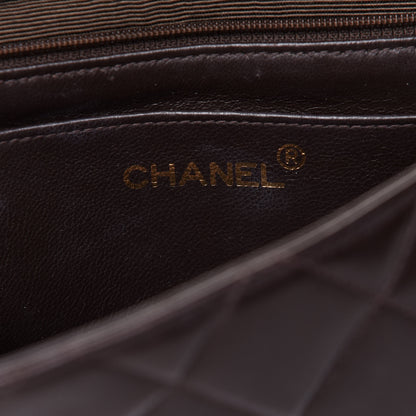 Chanel Lambskin Quilted Small Single Flap Brown 5 of 10