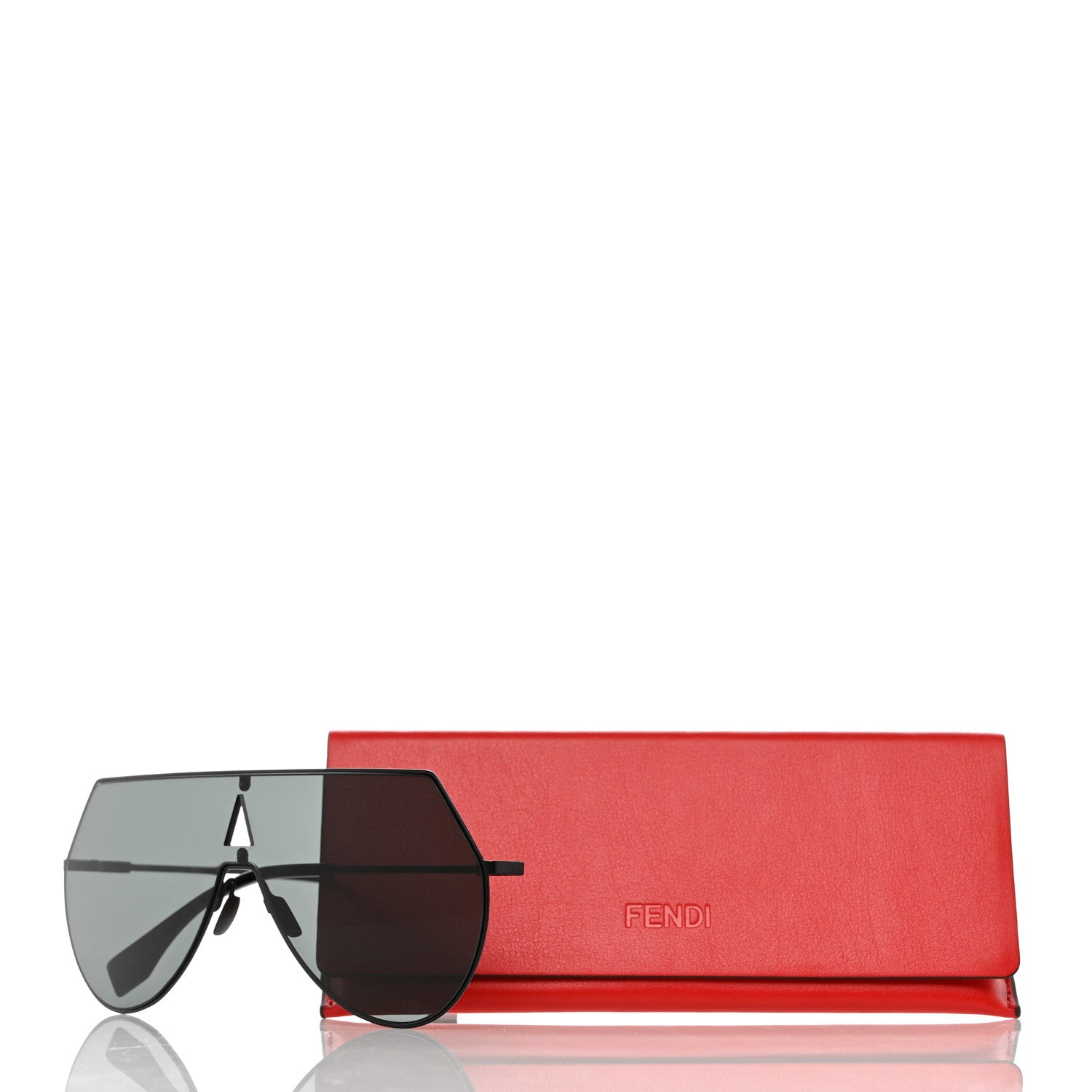 Fendi Metal Mirrored Eyeline Sunglasses FF 0193/S Black 7 of 7