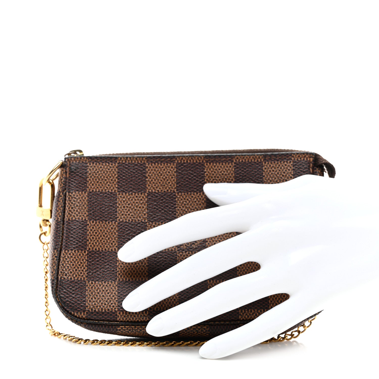 Louis Vuitton Damier Ebene Mini Pochette Accessories 2 of 8
