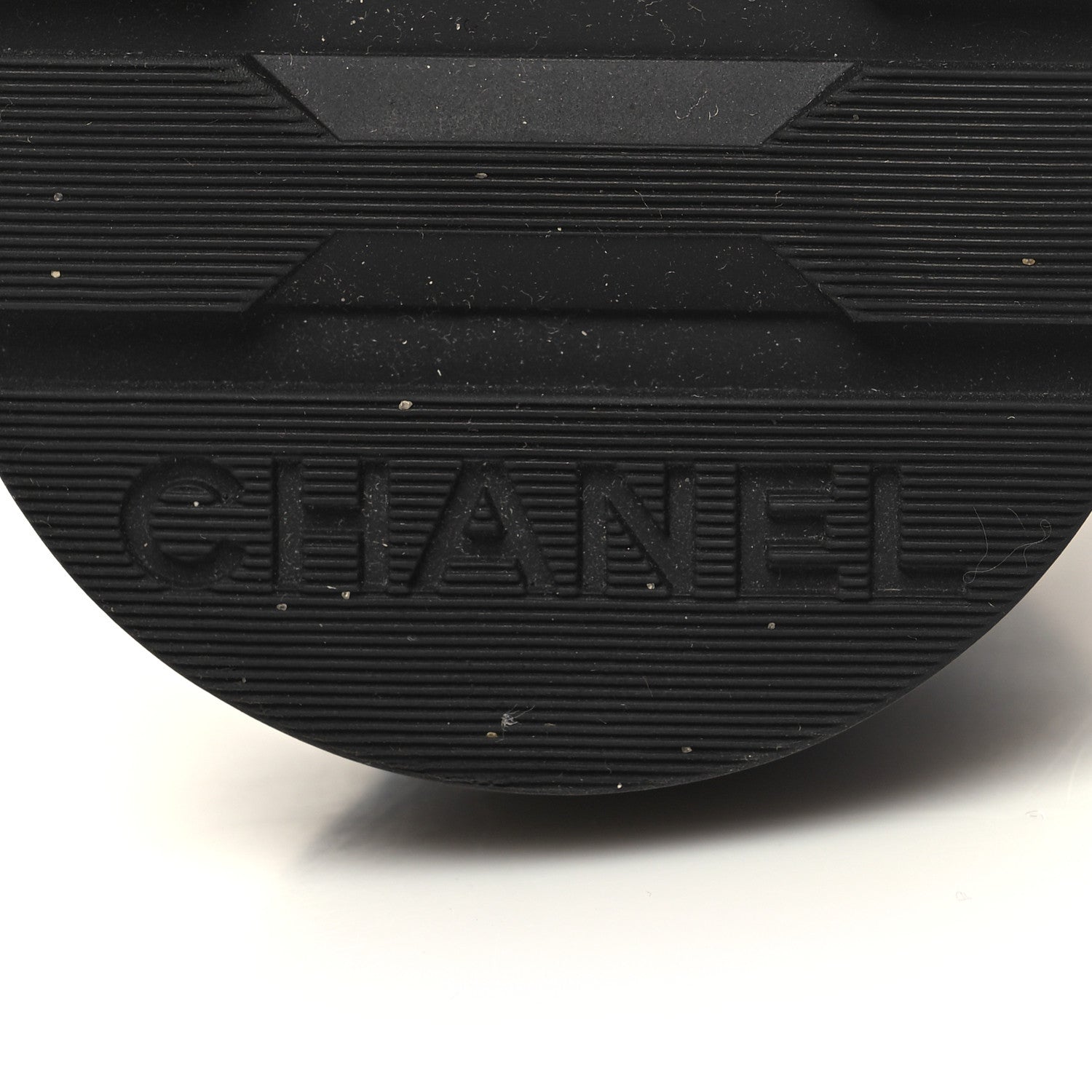 Chanel Fabric Grosgrain Quilted Cap Toe Lace Up Combat Boots 41 White Black 7 of 9