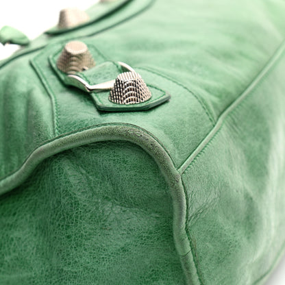 Balenciaga Agneau Giant 21 Silver Hardware City Vert Gazon 18 of 18