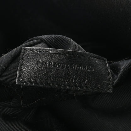 Saint Laurent Lambskin Quilted Maxi Icare Shopping Tote Black 7 of 11