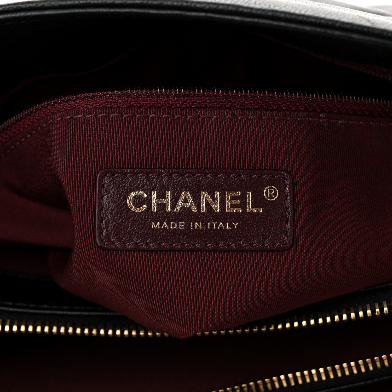 Chanel Sheepskin Quilted Small Mademoiselle Vintage Shopping Tote Black 6 of 10