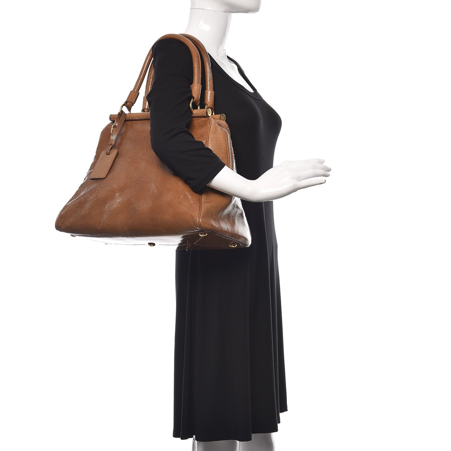 Patent Medium Majorelle Brown