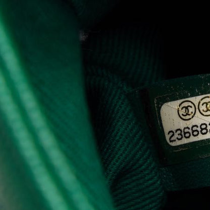 Chanel Caviar Quilted Small Coco Handle Flap Green 9 of 11