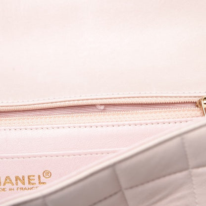 Chanel Lambskin Quilted Crystal Chocolate Bar Charm Flap Light Pink 11 of 12