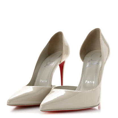 Christian Louboutin Patent Iriza 100 Pumps 40 Craie 4 of 9
