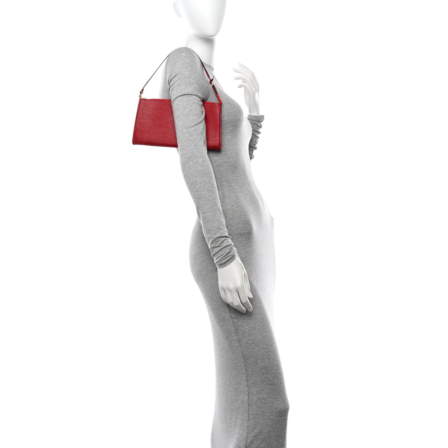 Epi Pochette Accessories 21 Castillan Red