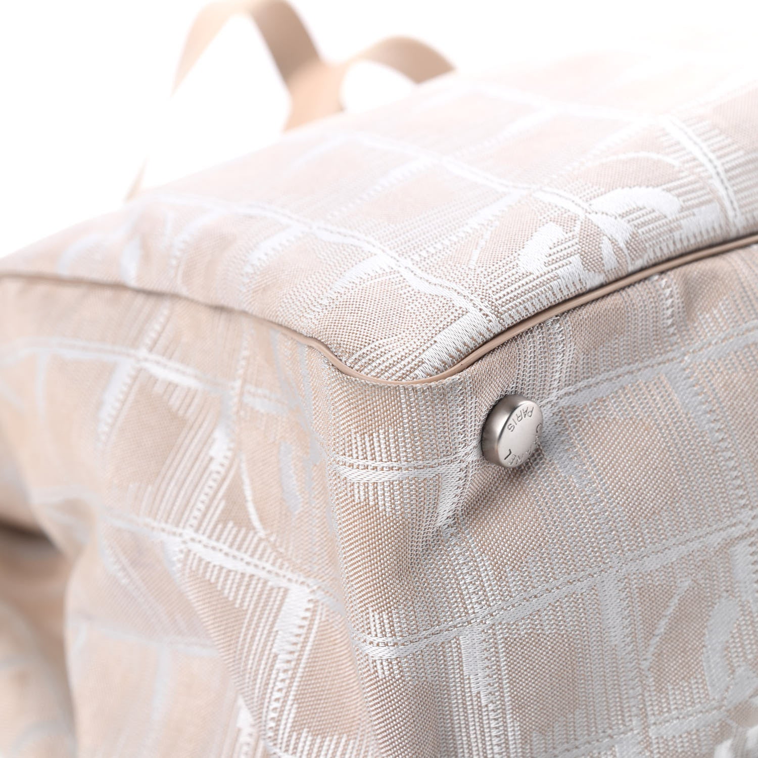 Chanel Nylon Medium Travel Tote Beige 9 of 15