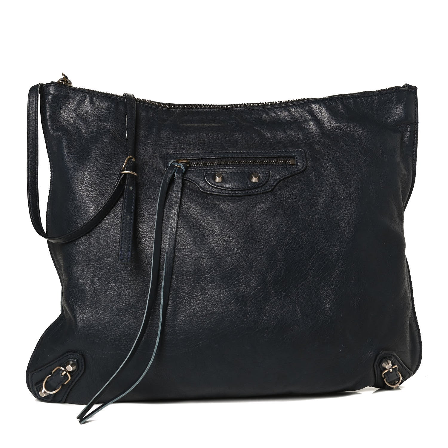 Balenciaga Calfskin Milkyway Ligne Papier Messenger Bleu Roi 1 of 15
