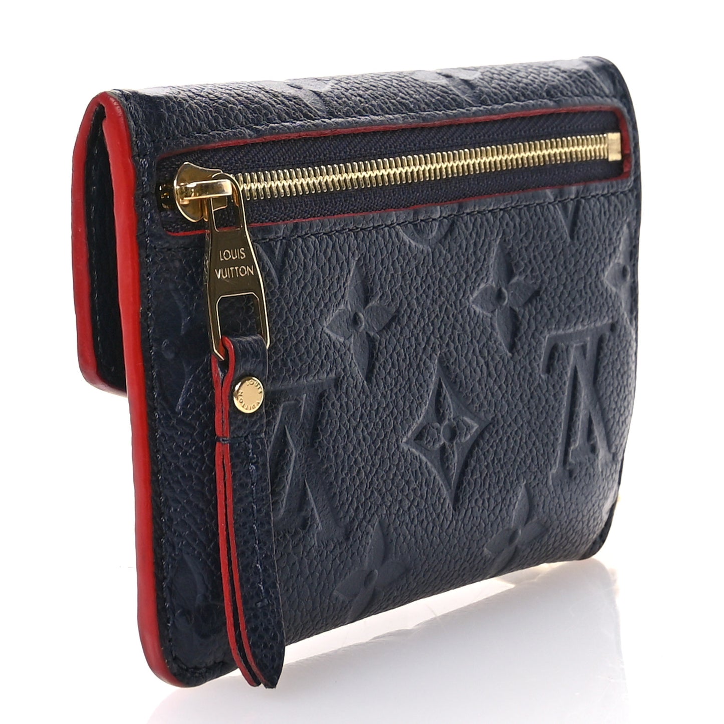Empreinte Key Pouch Marine Rouge
