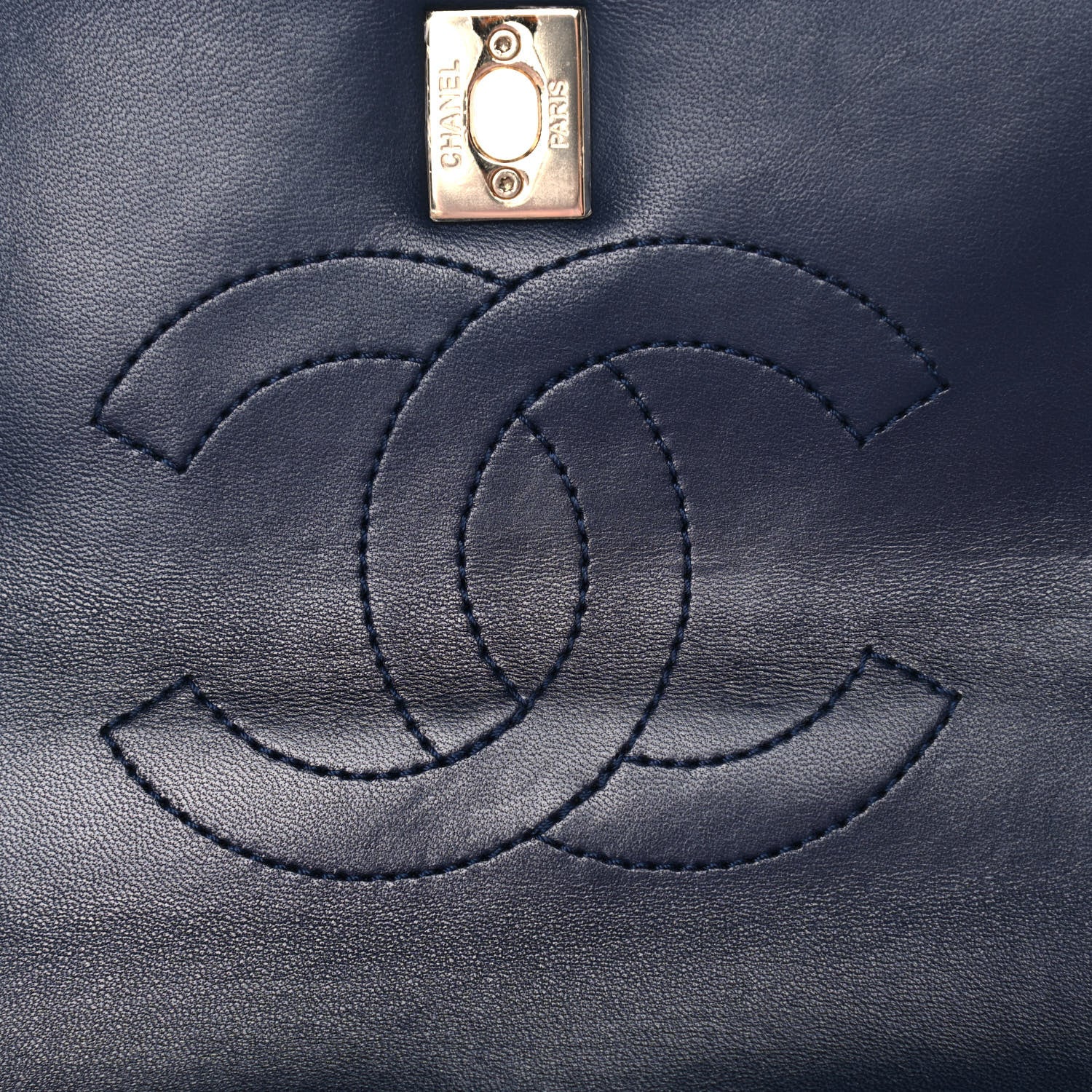 Chanel Lambskin Quilted Small Trendy CC Flap Dual Handle Bag Navy 7 of 15