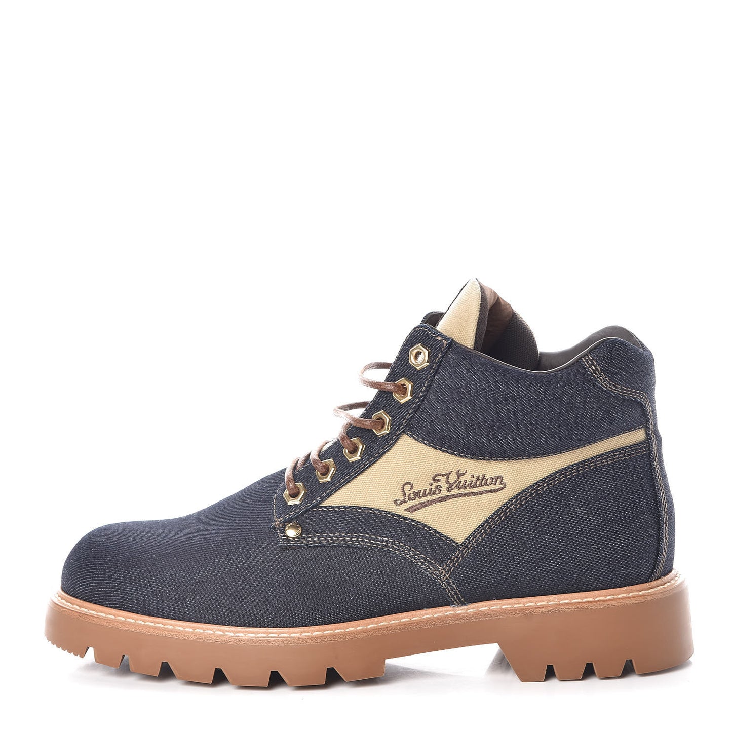 Denim Mens Oberkampf Ankle Boots 7.5 Marine