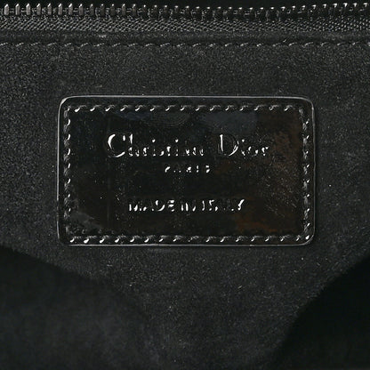 Christian Dior Ultraglossy Patent Cannage Medium Lady Dior Black 6 of 10
