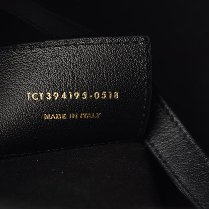 Saint Laurent Calfskin Large Shopping Tote Black 9 of 11