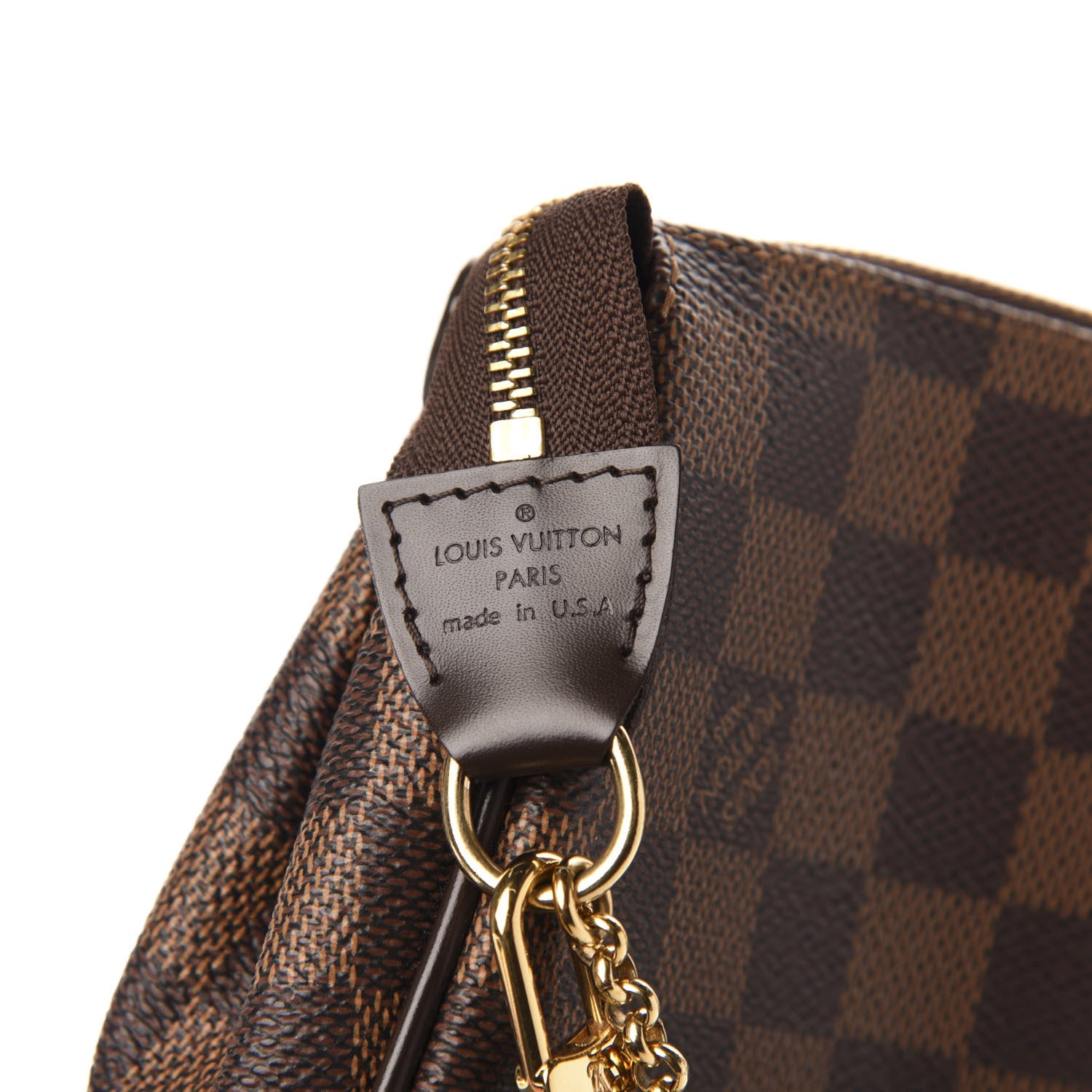 Louis Vuitton Damier Ebene Eva Clutch 9 of 10