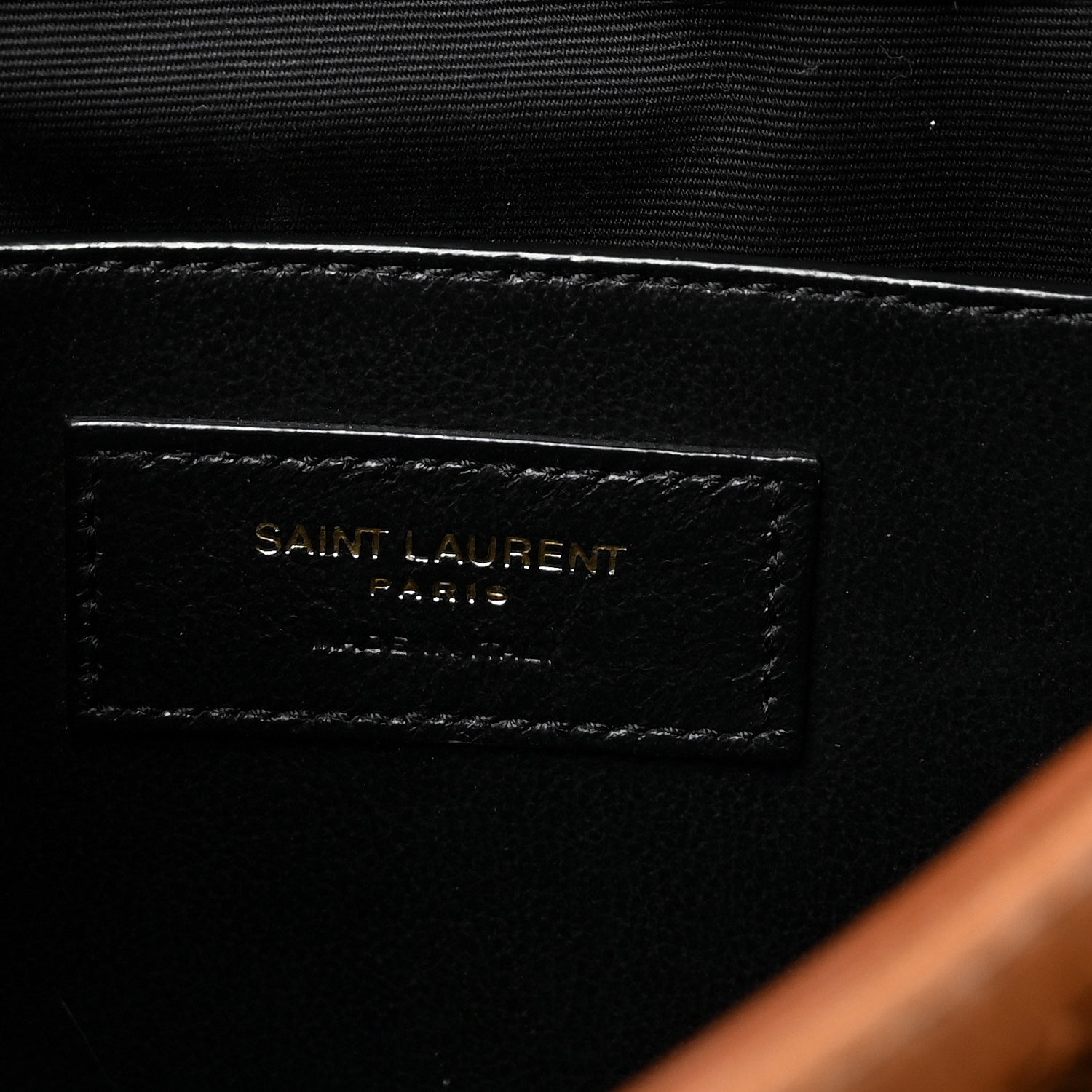 Saint Laurent Crinkled Calfskin Matelasse Monogram Baby Niki Chain Satchel Light Caramel 6 of 9