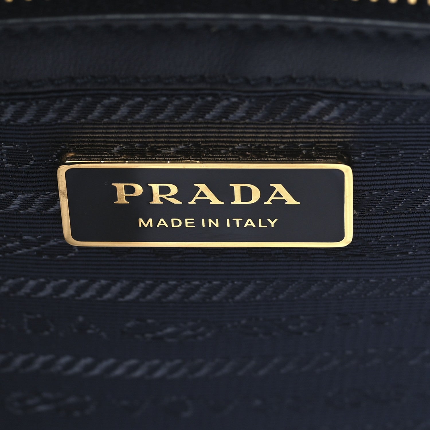 Prada Jacquard Saffiano Triangolo Symbole Embroidered Large Tote Baltico Talco 6 of 9