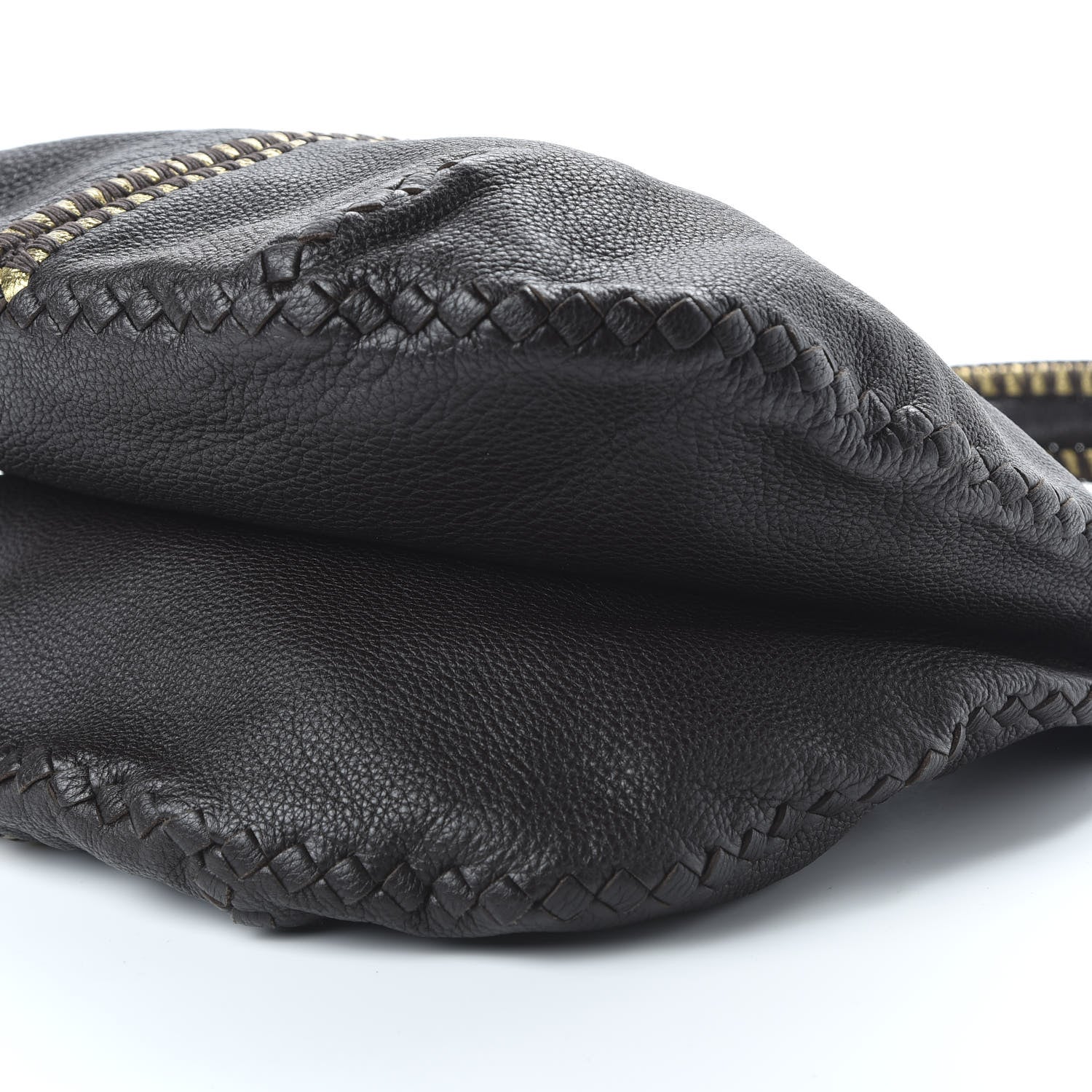 Bottega Veneta Cervo Deerskin Large Double Compartment Hobo Ebano 7 of 9