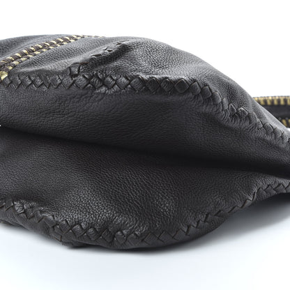 Bottega Veneta Cervo Deerskin Large Double Compartment Hobo Ebano 7 of 9