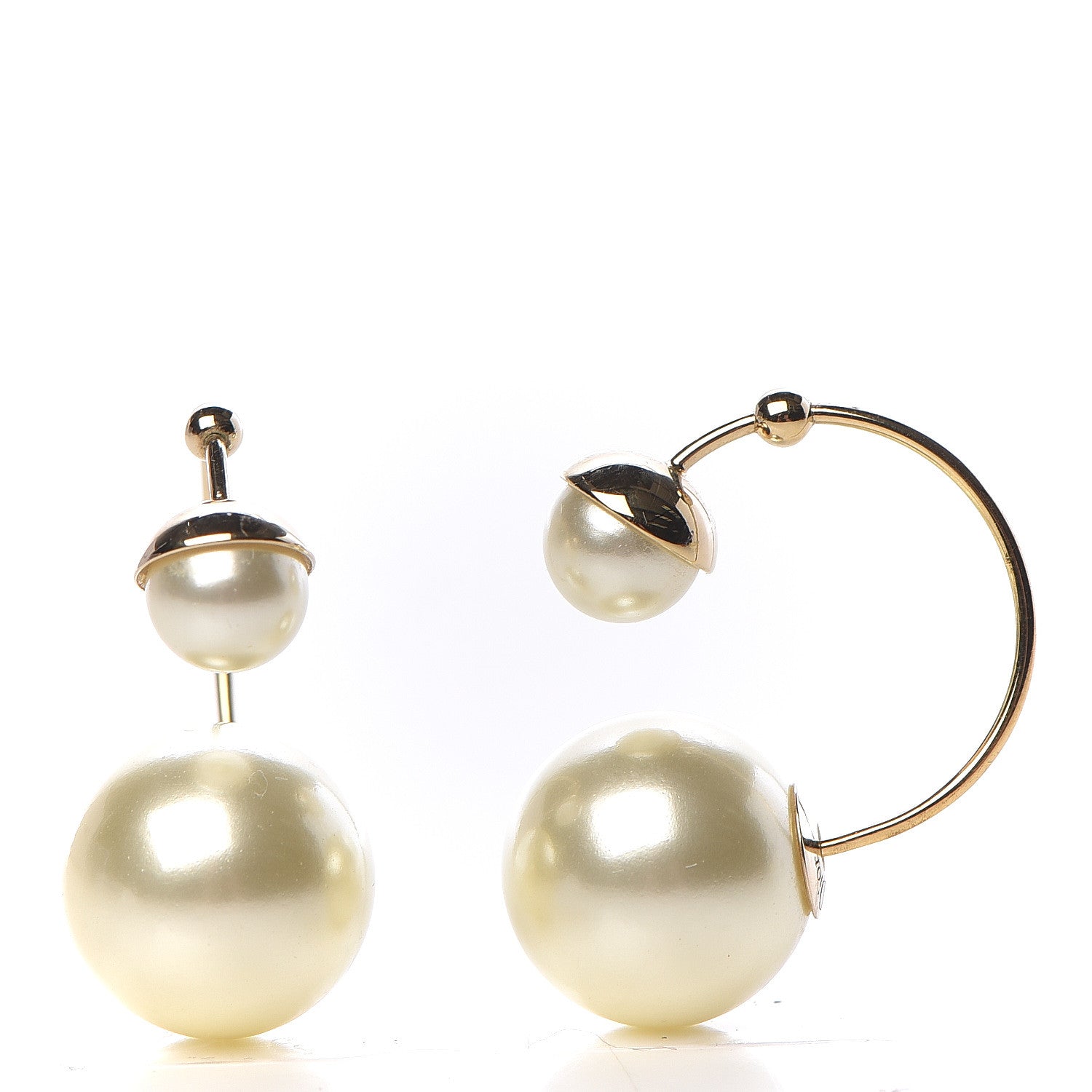 Christian Dior Pearl Ultradior Earrings Cream 4 of 8