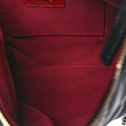 Chanel Lambskin Quilted Maxi Hobo Black 5 of 11