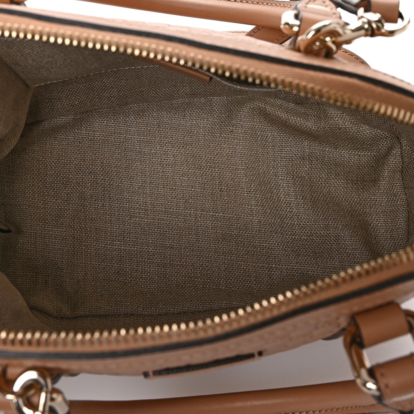 Soft Microguccissima Mini Dome Bag Camelia