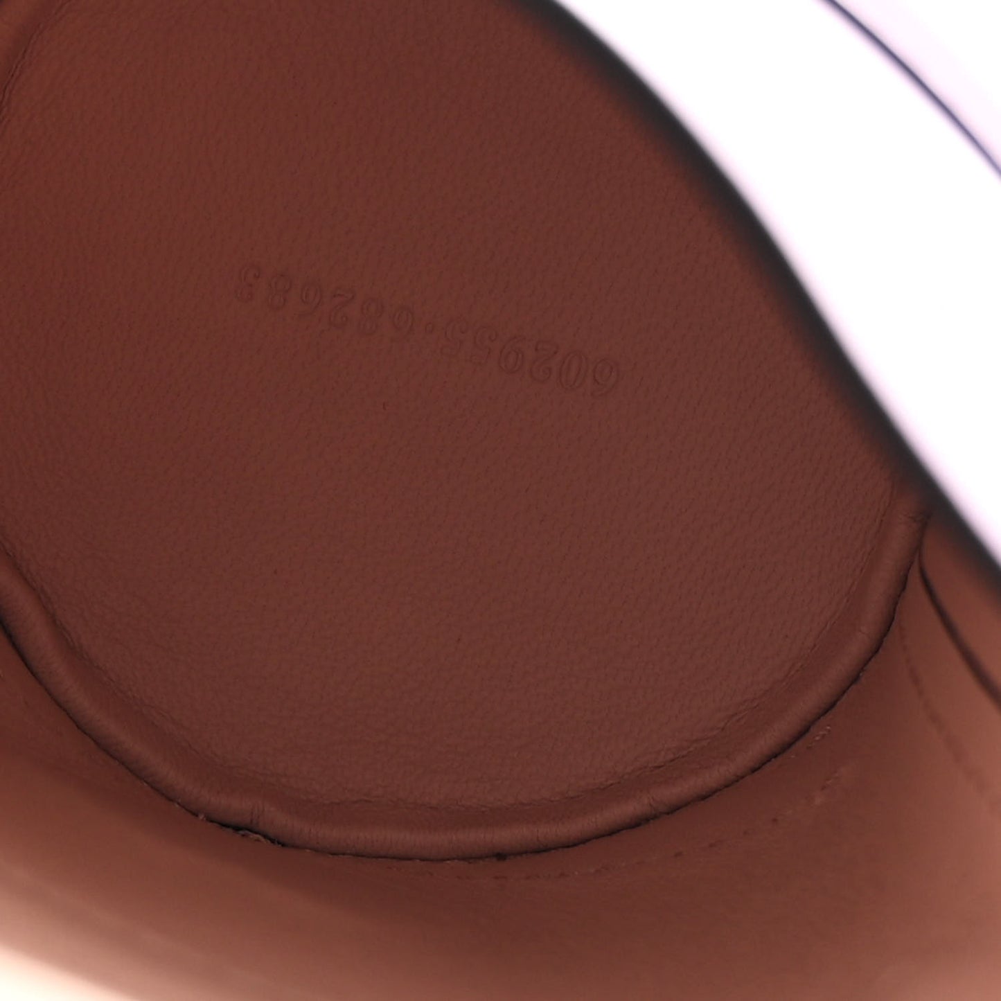 Calfskin Mini Curve Bucket Bag  Lilac