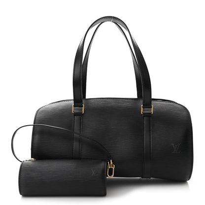 Louis Vuitton Epi Soufflot Black 3 of 11