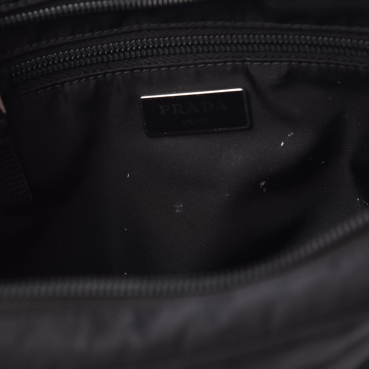 Prada Tessuto Nylon Belt Bag Black 11 of 13