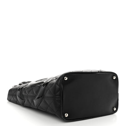 Chanel Calfskin Quilted Medium Cambon Tote Black 4 of 10