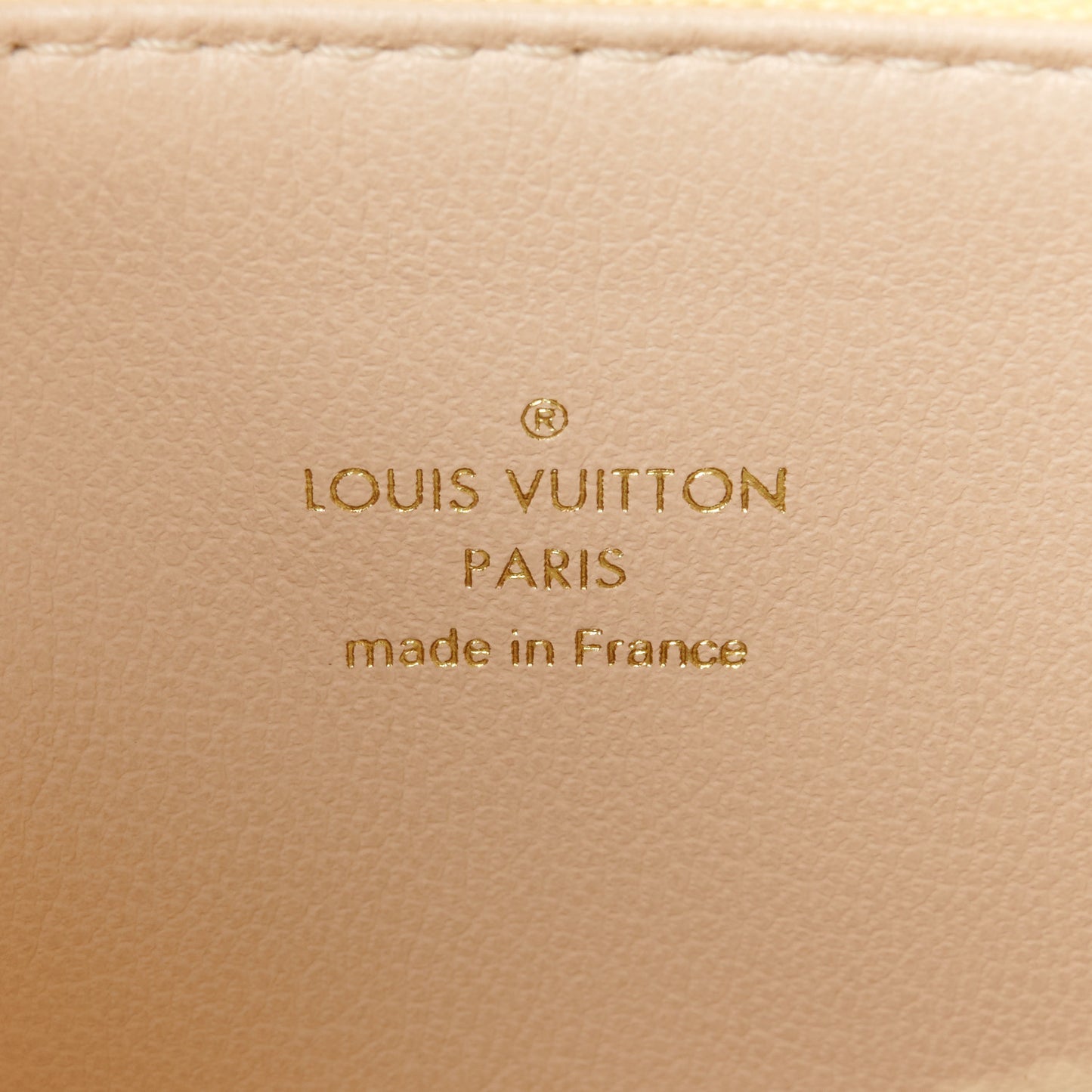 Lambskin Embossed Monogram Coussin PM Yellow
