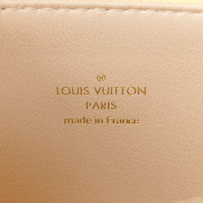 Louis Vuitton Lambskin Embossed Monogram Coussin PM Yellow 8 of 12