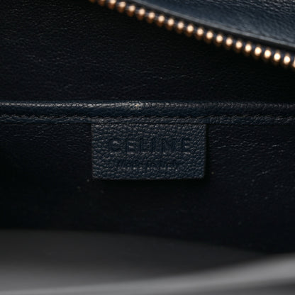 Celine Leige Calfskin Suede Tri-color Nano Luggage Multicolor 5 of 7
