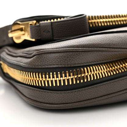 Tom Ford Pebbled Calfskin Medium Jennifer Graphite 9 of 13