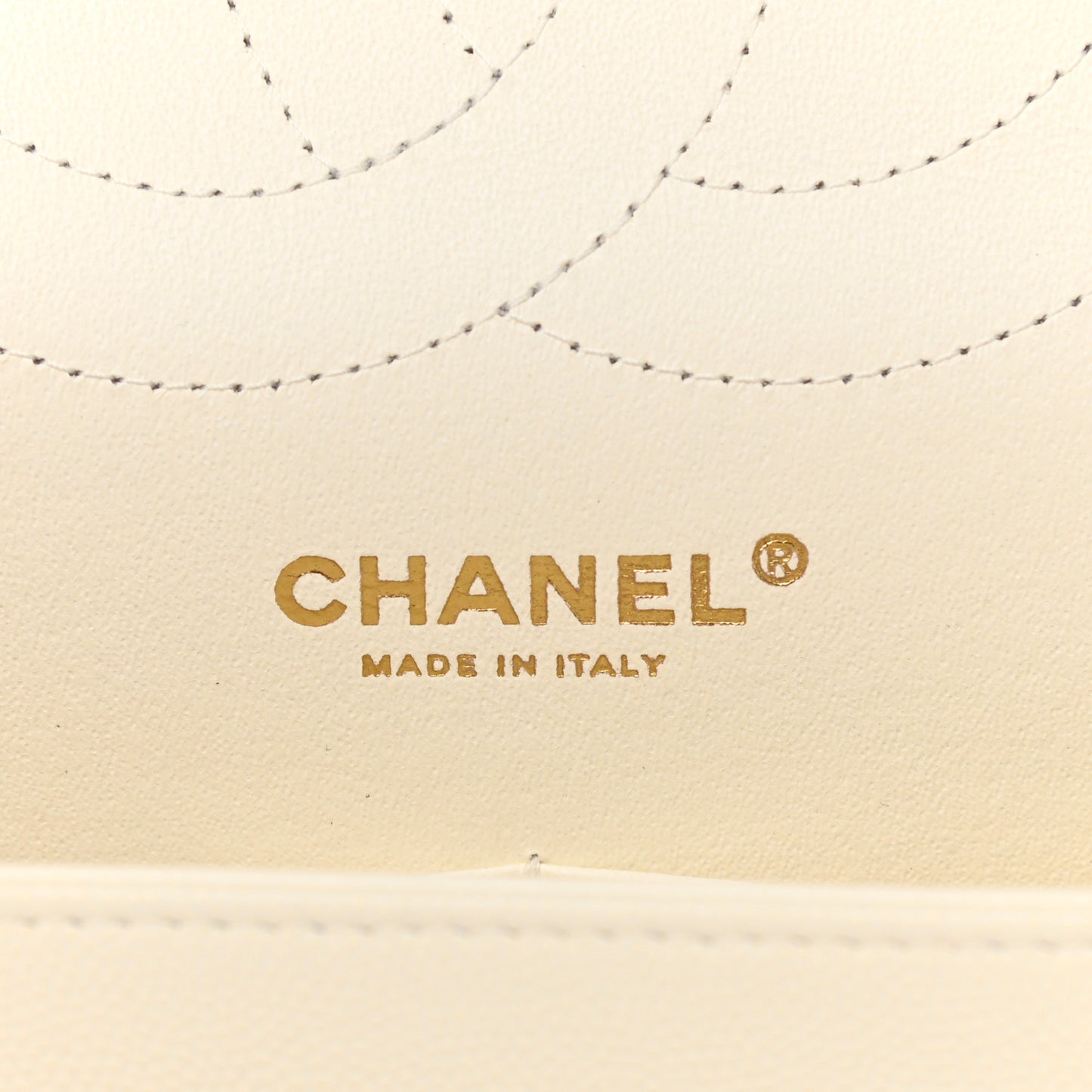 Caviar Quilted Jumbo Double Flap White