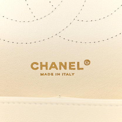 Chanel Caviar Quilted Jumbo Double Flap White 6 of 11