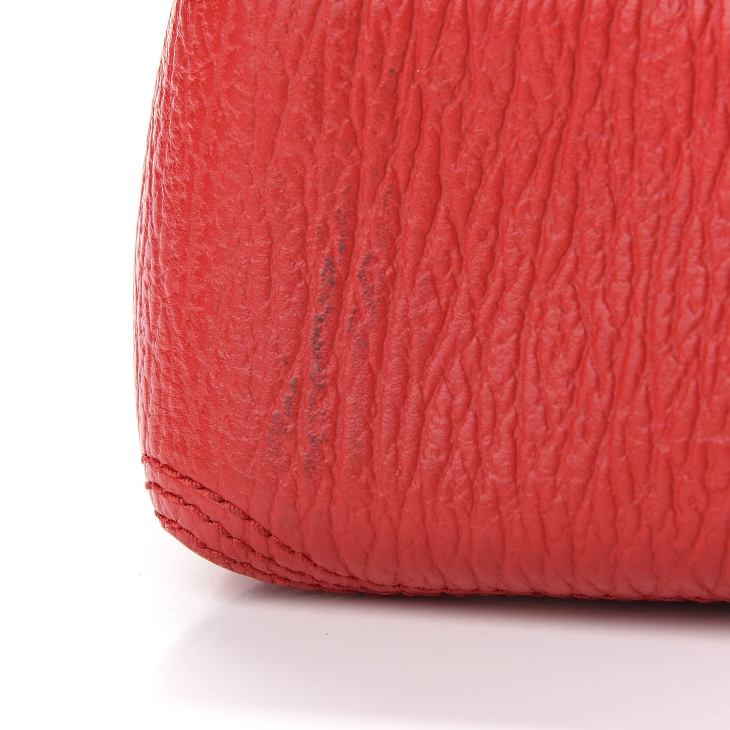 Textured Calfskin Mini Pashli Satchel Red