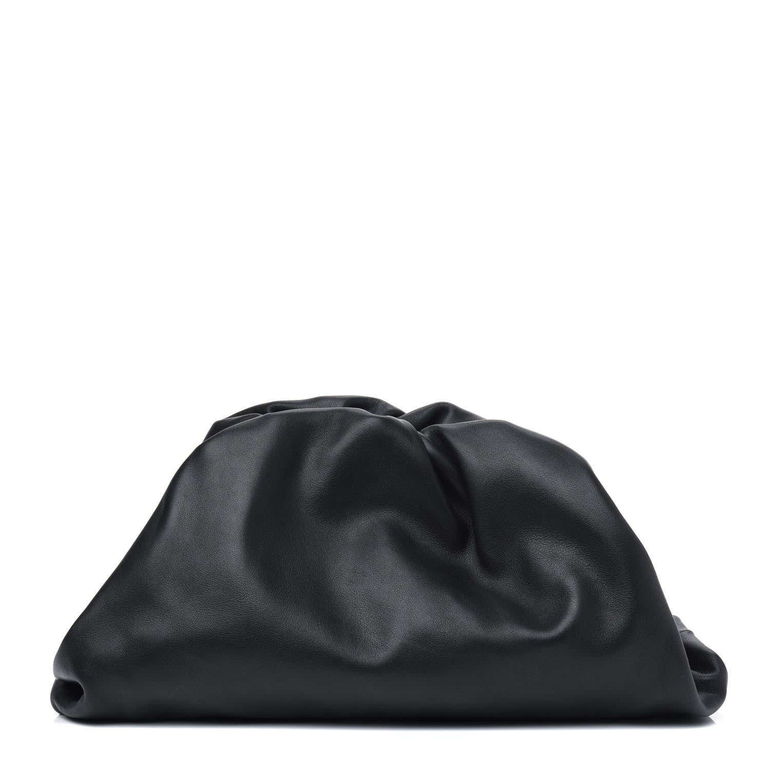 Bottega Veneta Smooth Butter Calf The Pouch Oversized Clutch Black 1 of 4