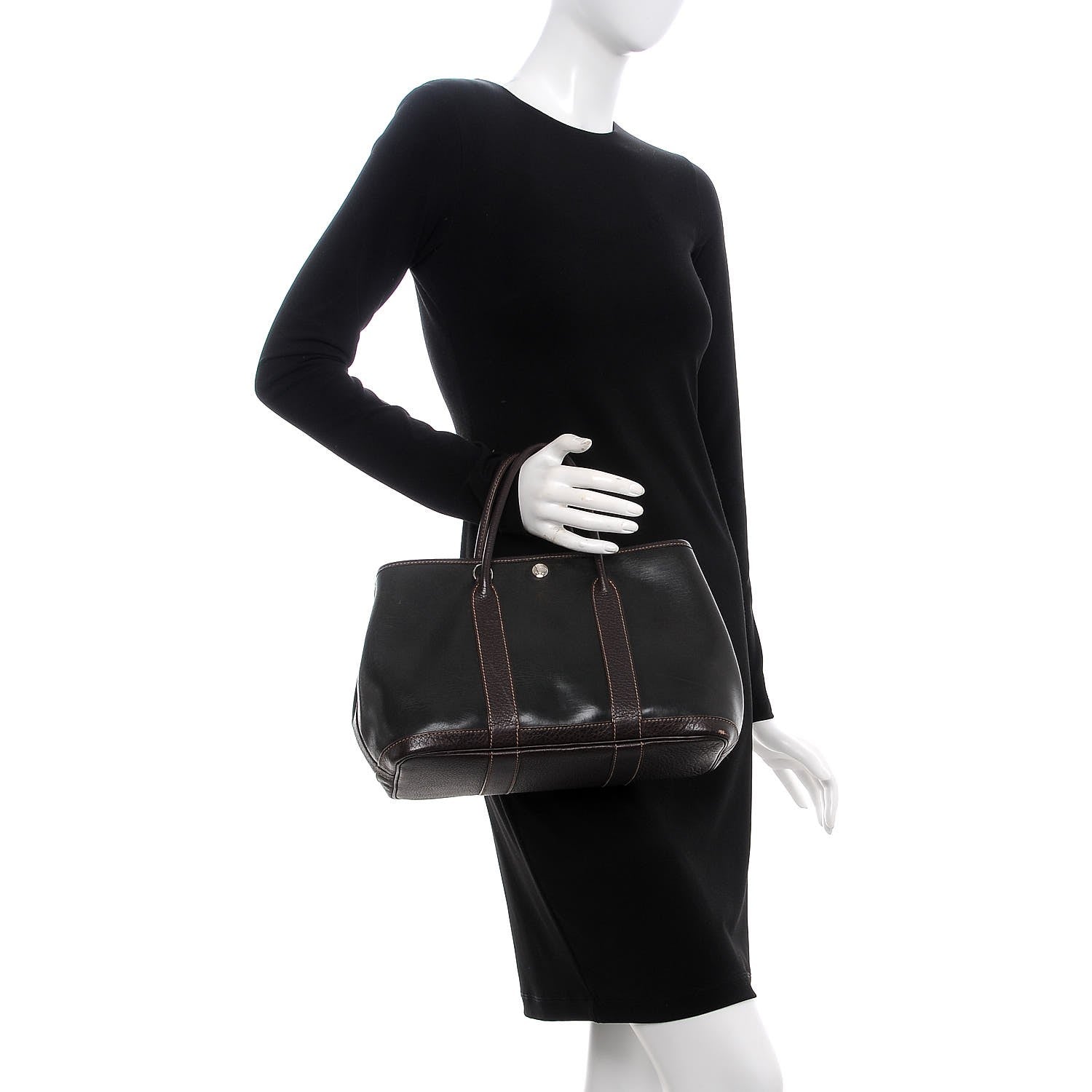 Hermes Amazonia Buffle Skipper Garden Party 30 TPM Havane 2 of 14