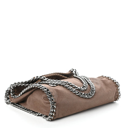Stella McCartney Shaggy Deer Mini Falabella Fold Over Tote Taupe 4 of 9