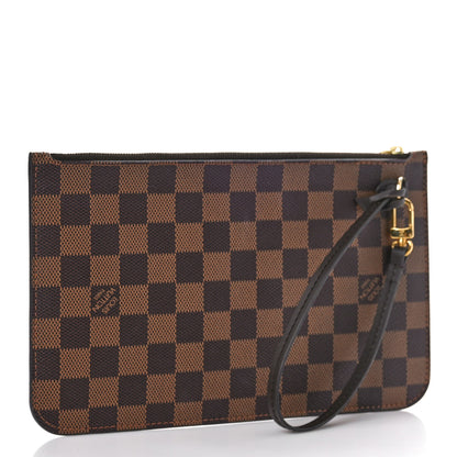 Louis Vuitton Damier Ebene Neverfull MM GM Pochette 3 of 8