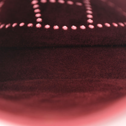 Hermes Taurillon Clemence Evelyne TPM Rouge H 5 of 11
