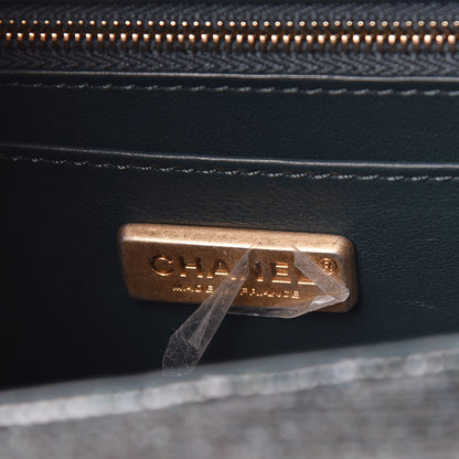Chanel Lizard Mini Rectangular Flap Dark Green 6 of 9