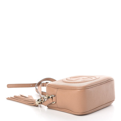 Gucci Pebbled Calfskin Small Soho Disco Bag Rose Beige 4 of 9